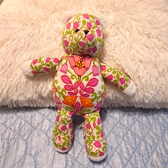 Vera Bradley Lilli Bell teddy bear plush 10" - Picture 1 of 5